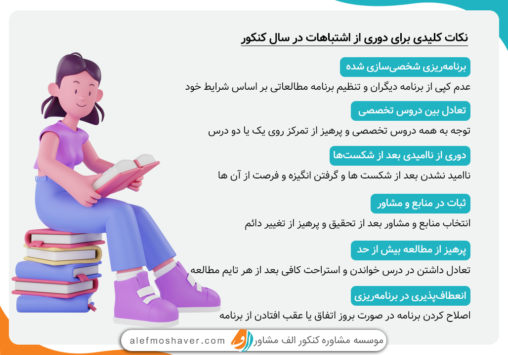 اشتباهات رایج کنکوری ها