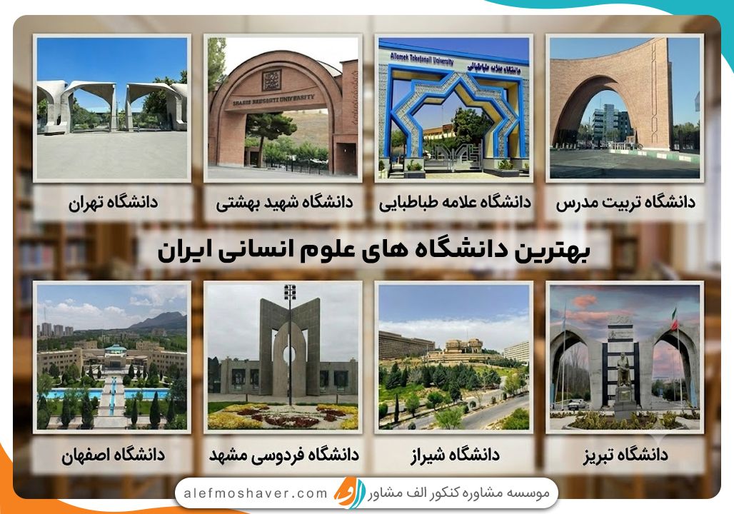 بهترین دانشگاه ها برای رشته های انسانی در ایران و جهان+رتبه بندی دانشگاه ها 1 بهترین دانشگاه های علوم انسانی در ایران